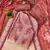 Peach Chiffon Embroidered Unstitched Dress Material