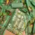 Green Modal Foil Printed Unstitched Dress Material