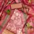 Peach Modal Foil Printed Unstitched Dress Material