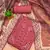 Pink Roman silk blend Chanderi Unstitched Dress Material