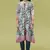 Black and White Georgette Printed Tunic
