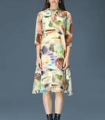 Multi Colour Georgette Digital Printed Fancy Tunic