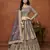 Purple Embroidered Net Designer Lehenga With Blouse