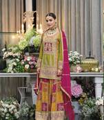 MAHENDI PARTY WEAR EMBROIDERY PARTY WEAR SUIT SETB