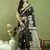 black silk blend zari saree