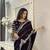 Dark purple fancy jimmy chu embroidery work saree with embroidery stitched blouse