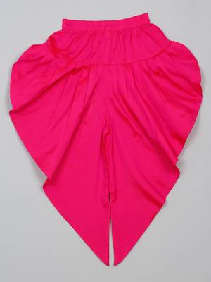 Saka designs teal greean and magenta halter neck dhoti jhabla 4