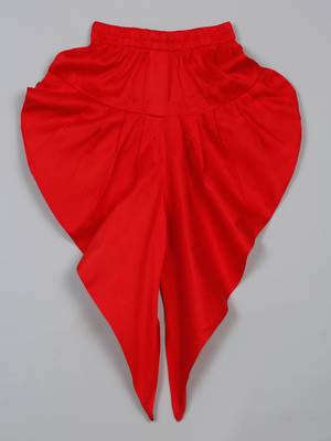 Saka designs yellow and red halter neck dhoti jhabla 4