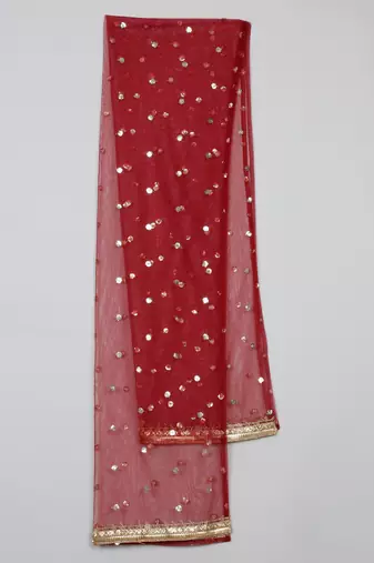 Saka designs foil printed lehenga choli with dupatta for girl's - black
