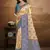 Sangam prints beige silk woven work traditional saree
