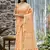 Sangam prints peach cotton woven work traditional saree