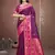Sangam prints wine silk woven work traditional saree