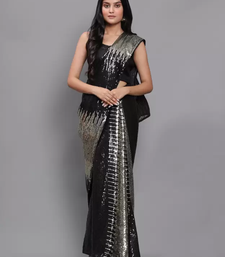 Double Sequins Work Georgette Bollywood Style