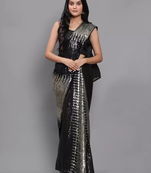 Double Sequins Work Georgette Fabric Bollywood Style