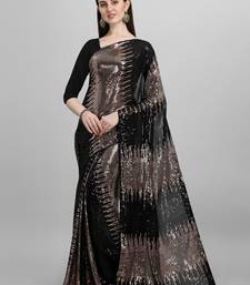 Double Sequins Work Georgette Bollywood Style