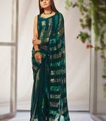 Sequins Work Georgette Fabric Bollywood Style Saree