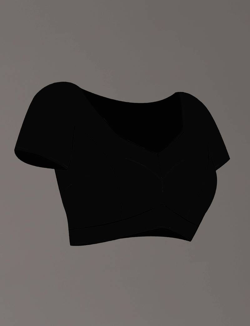 Honeycomb Sequins Work Georgette Fabric Bollywood Style Saree