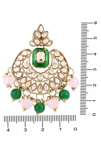 traditional kundan pearl chandbali earrings for women 