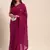 Honeycomb Sequins Work Georgette Bollywood Style Saree