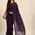 Honeycomb Sequins Work Georgette Bollywood Style Saree