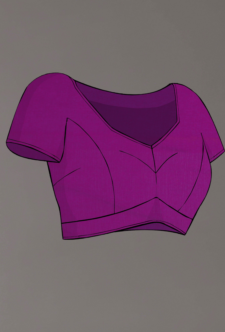 Striped Sequins Work Georgette Fabric Bollywood Style Saree