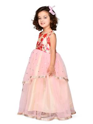 Saka designs girl's maxi gown 2