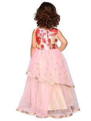 Saka designs girl's maxi gown 3