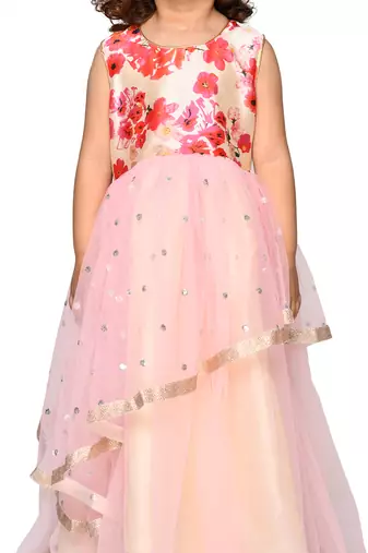 Saka designs girl's maxi gown