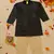 Saka designs boys black foil printed and beige pajama for boys