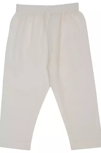 Saka designs emberoidered cotton kurta pajama set  boys - orange & white
