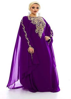Gandura moroccan arabic traditional party thobe kaftan 1