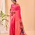 Pink Paithani style silk Bland zari weaving border & Pallu Saree with Blouse