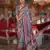 Soft silk stripped patola saree for women (levender)