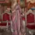Soft silk stripped patola saree for women (pink)