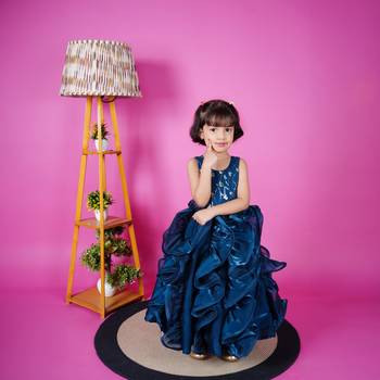 Petrol Blue Dress 4