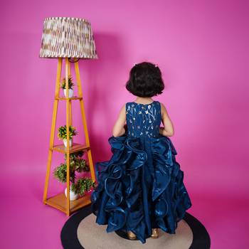 Petrol Blue Dress 5