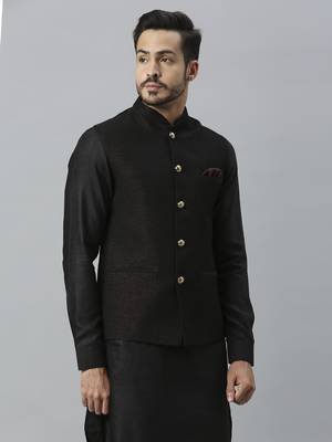 gold maroon nehru jacket 3