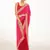 Fancy georgette foil printed and jacquard lace border saree