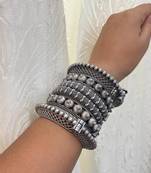 Bangles kada set hand jewellery silver plated hand kada