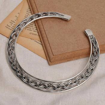Silver choker necklace collar hasuli necklace 1