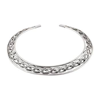 Silver choker necklace collar hasuli necklace 4