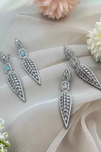 Cz american diamond earrings/indian jewelry
