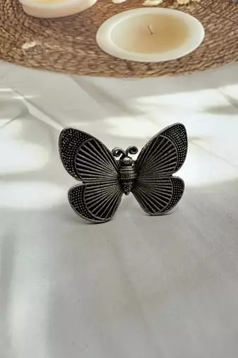 Indian german silver ring