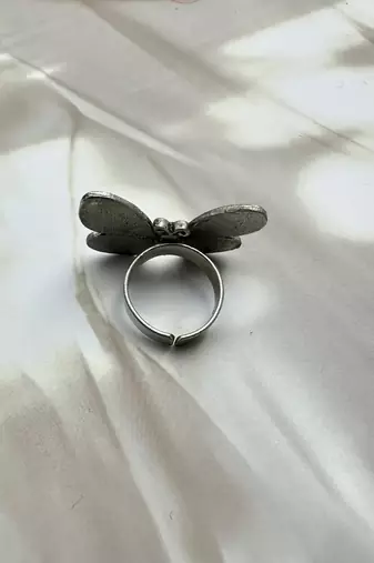Indian german silver ring