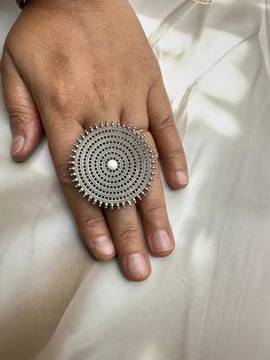 Indian german silver ring 1