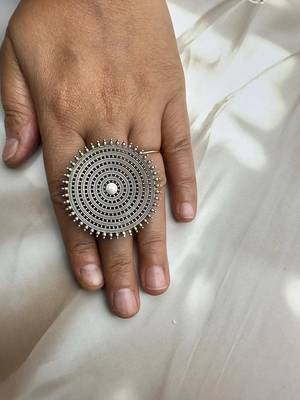 Indian german silver ring 4