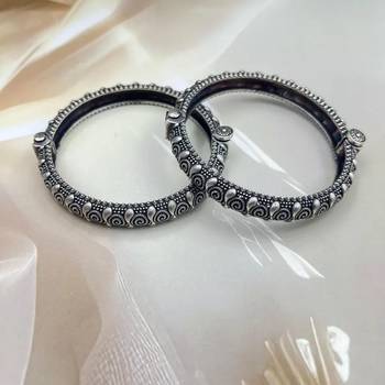 Bangles kada set hand jewellery silver plated hand kada 5