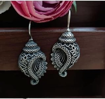 Stud earrings shunk trunk earrings german silver stud earrings 2
