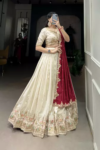 Women's Lehenga Choli Set For Wedding 