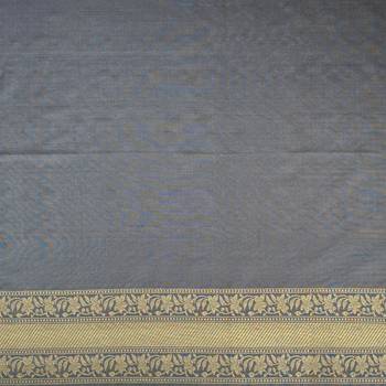 Grey Silk Blend Woven Banarasi Wedding Saree 5